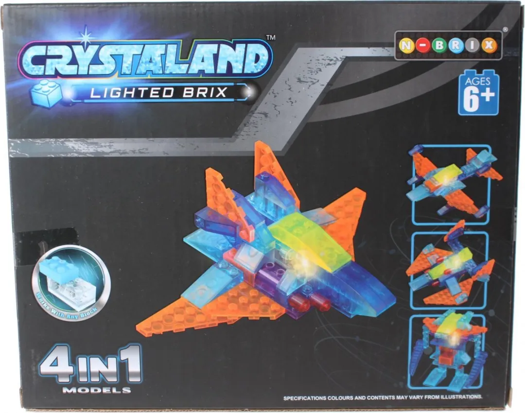 Johntoy Bouwpakket Crystaland 61-delig