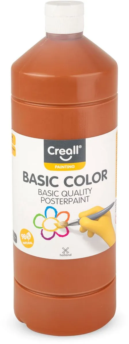 Creall Plakkaatverf Lichtbruin 1L