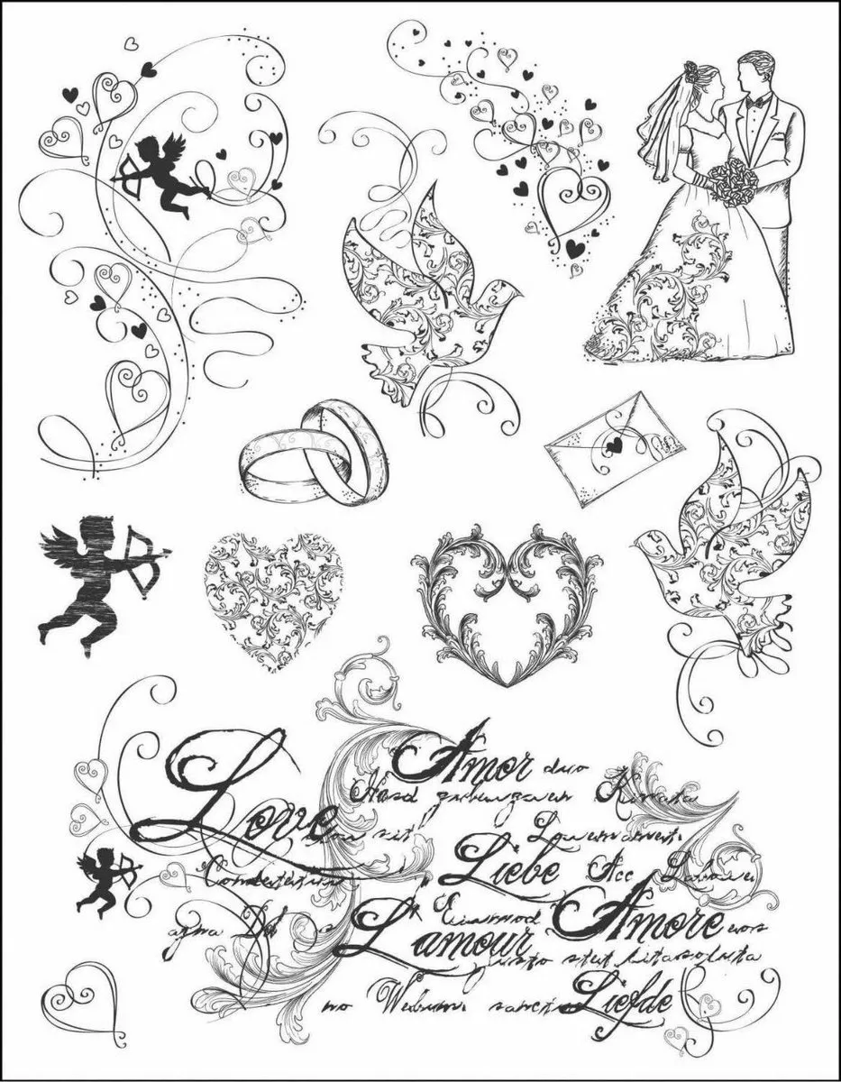 Viva Decor Clear Stamp Love