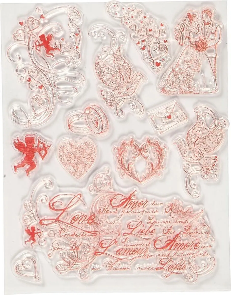 Viva Decor Clear Stamp Love - Transparant