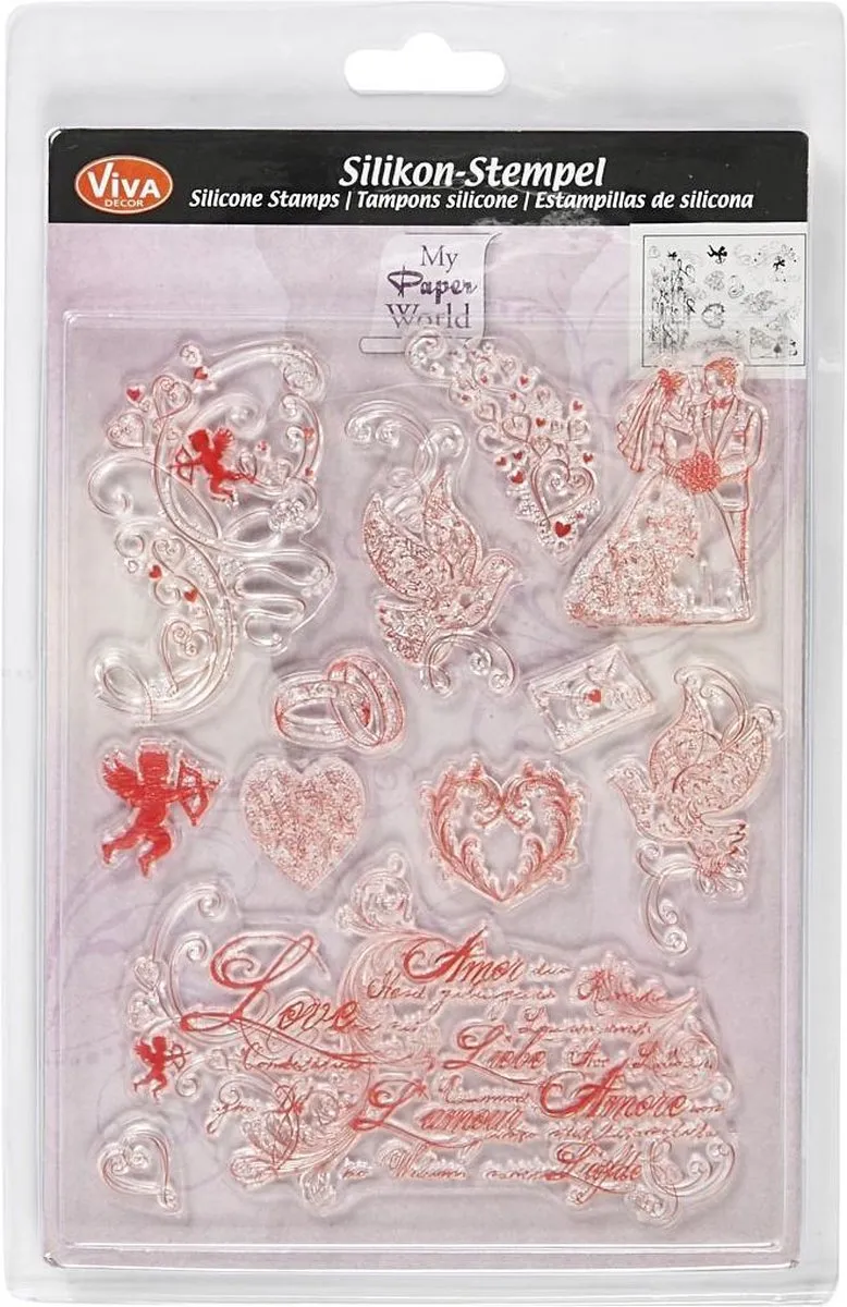 Viva Decor Clear Stamp Love - Transparant