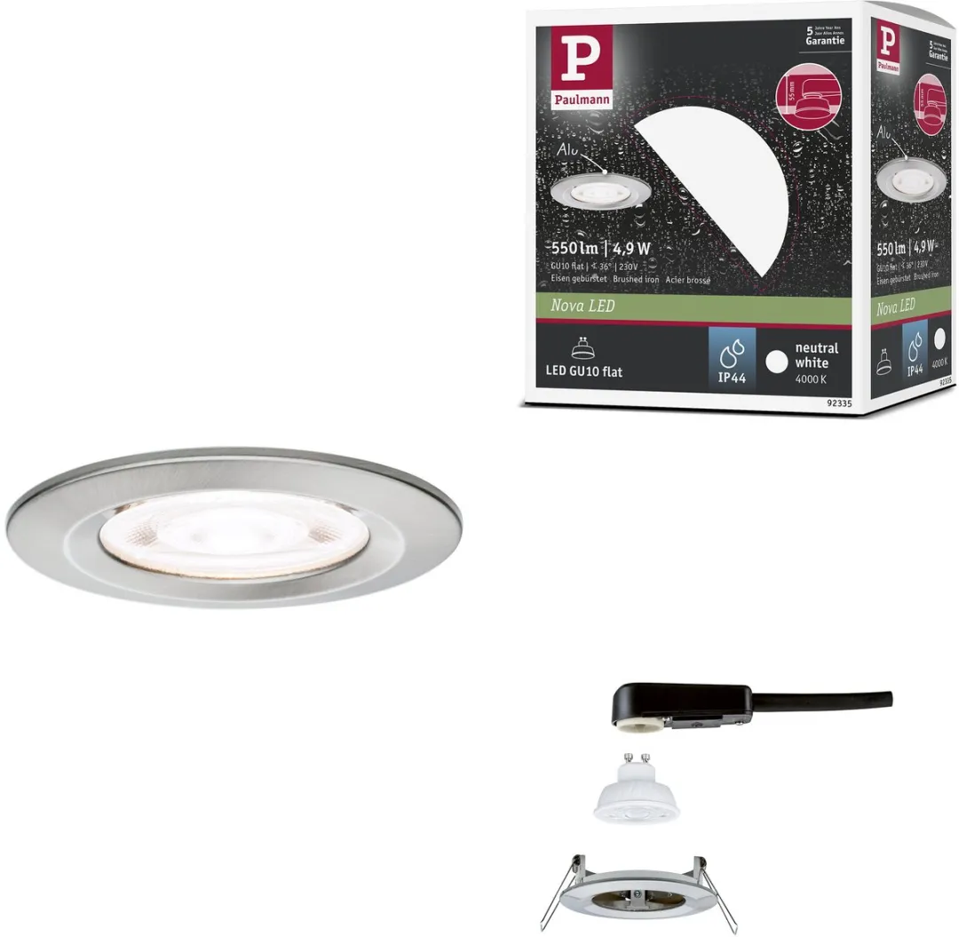 Paulmann Nova GU10 LED-inbouwlamp 4,9W 550lm 4000K