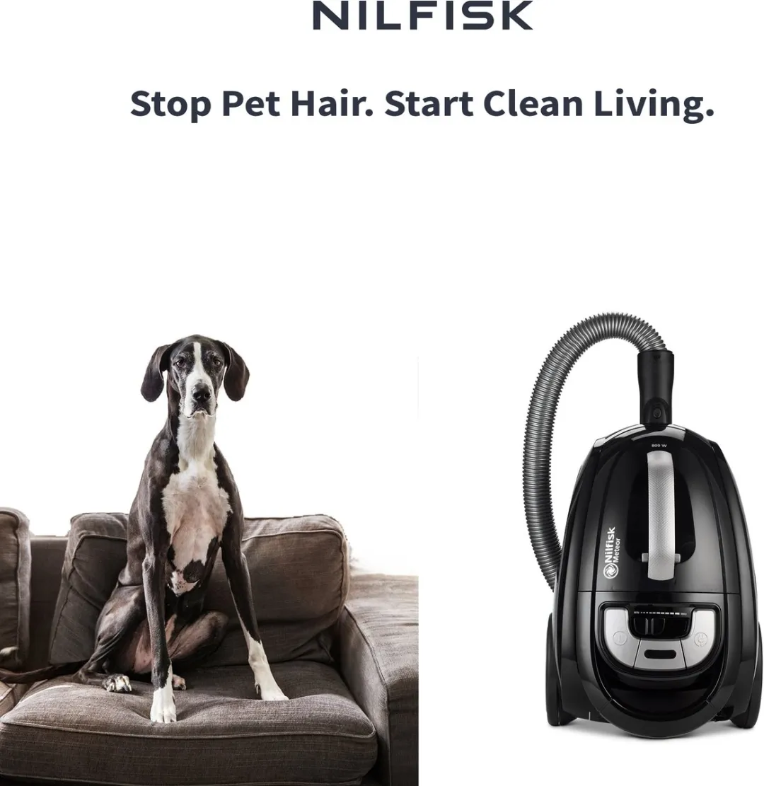 Nilfisk Meteor Pet Care Stofzuiger 800W - 2.5L