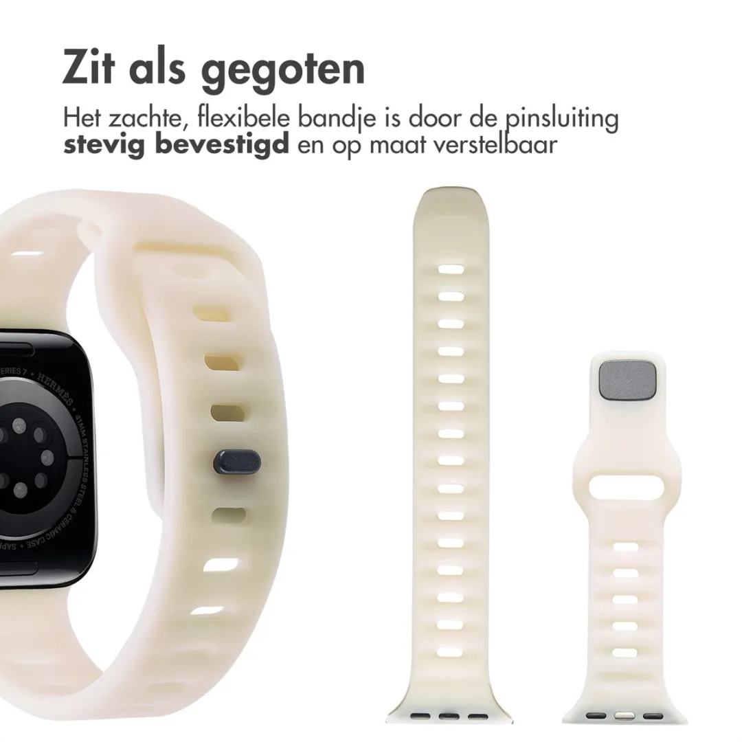 Imoshion Active Sport Siliconen Bandje Apple Watch - 44/45/46/49mm - Beige