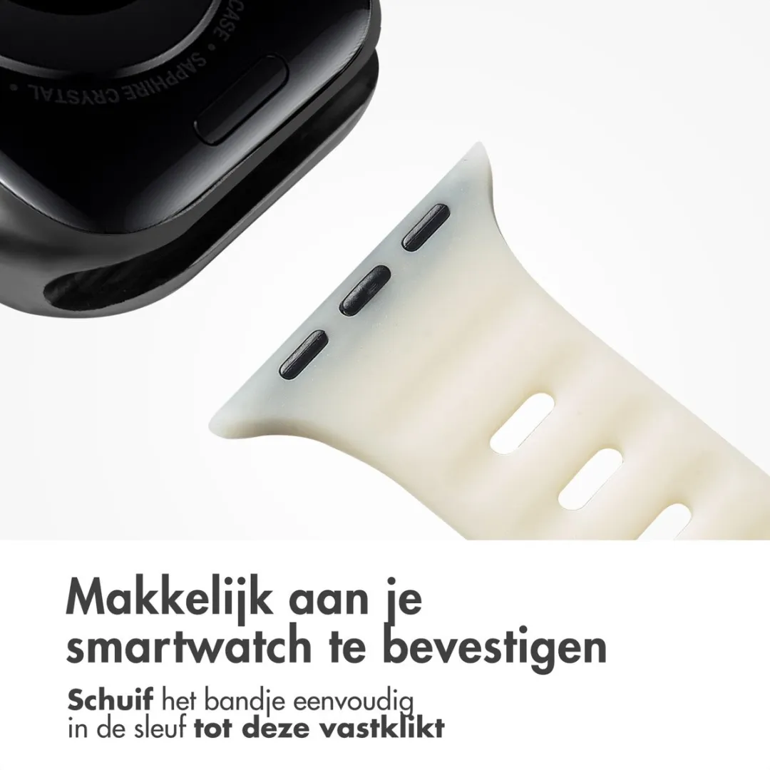Imoshion Active Sport Siliconen Bandje Apple Watch - 44/45/46/49mm - Beige