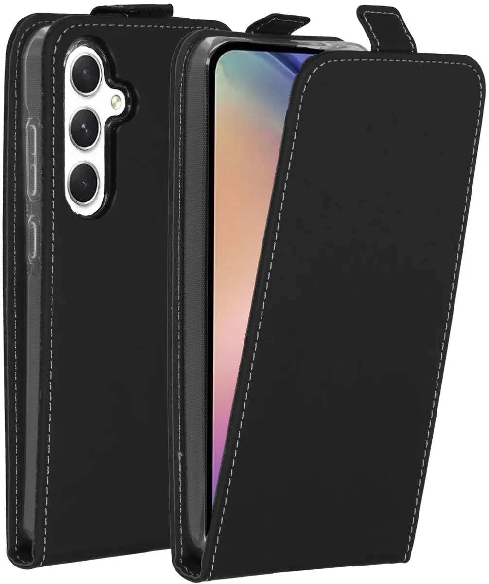 Accezz Hoesje Samsung Galaxy A55 Flipcase - Zwart