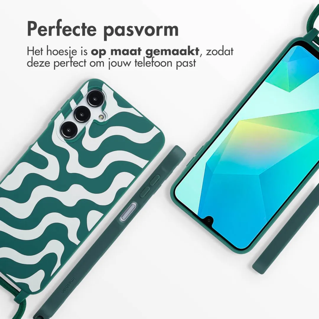 Imoshion Hoesje Samsung Galaxy A16 - Petrol Green Groovy