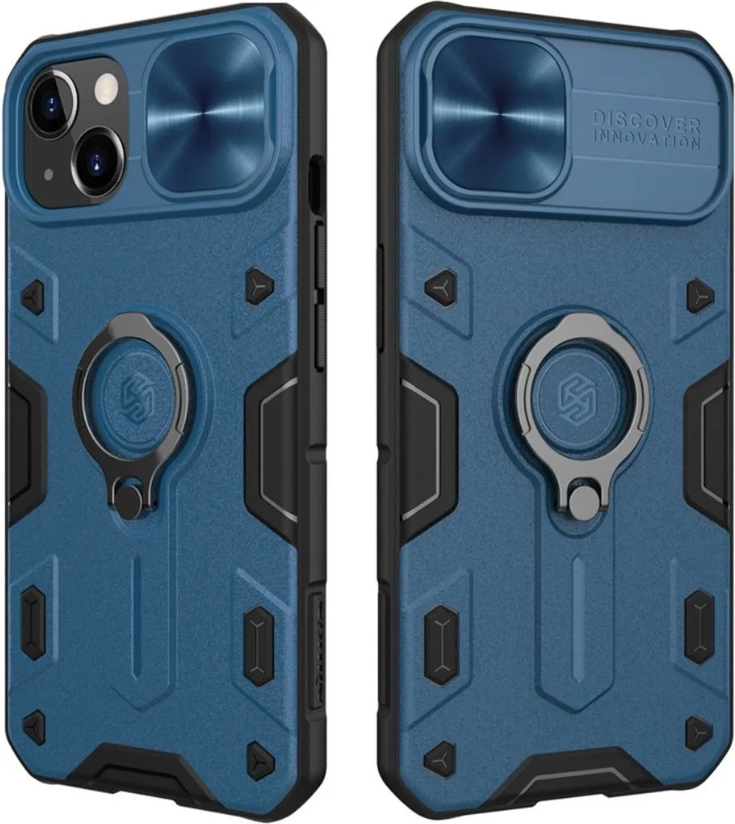 Nillkin CamShield Armor Hoesje iPhone 13 Pro - Blauw