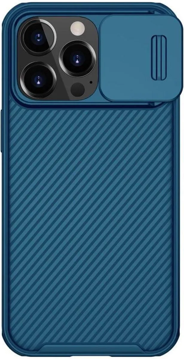 Nillkin CamShield Armor Hoesje iPhone 13 Pro - Blauw