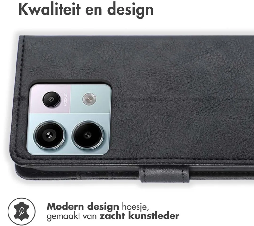 Imoshion Hoesje Zwart - Xiaomi Redmi Note 13 Pro 5G/Poco X6