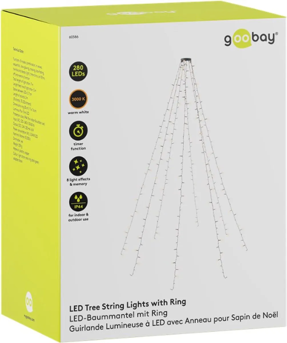 Goobay 60386 Sprookjesverlichting - 3000K Warm Wit - IP44