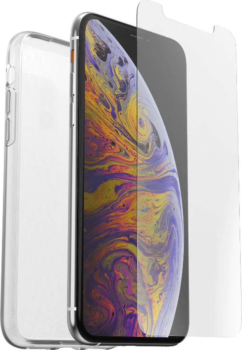 OtterBox Clear Skin iPhone X/Xs Alpha Glass Screenprotector - Transparant