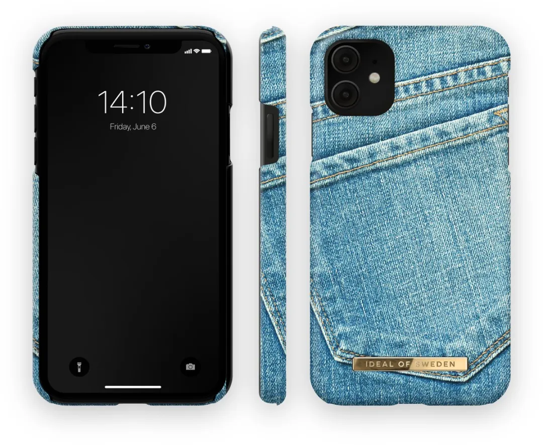 iDeal of Sweden iPhone 11/XR Fashion Case Denim Bliss - afbeelding 4 van 5