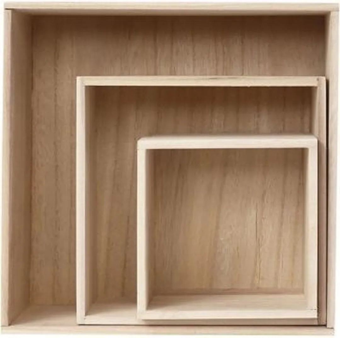 Creativ Company Houten Showdozen Vierkant Set