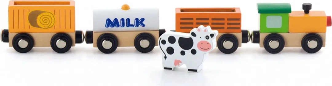 Viga Toys Treinbaan Accessoireset Politiestation 7-delig - Multi Color