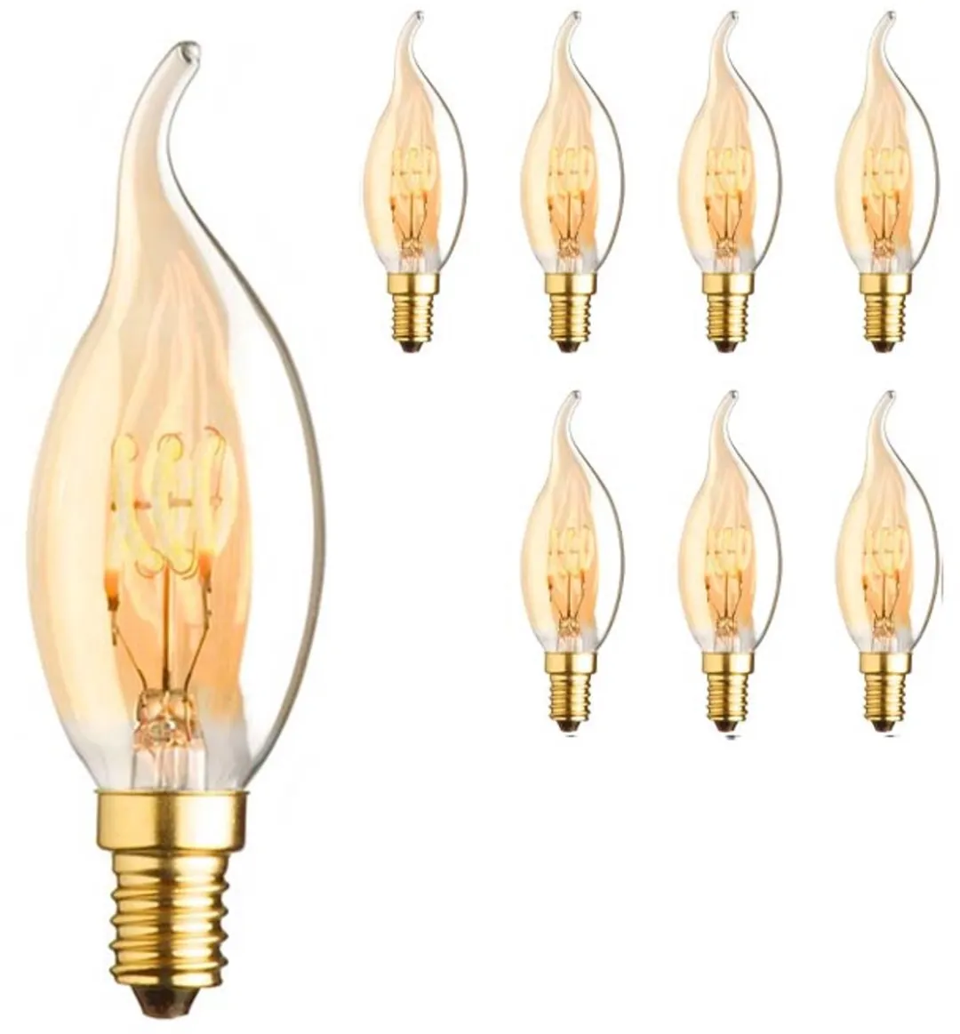 Lybardo E14 LED Kaarslamp 2.6W - 8 Stuks - 2000K Warmwit