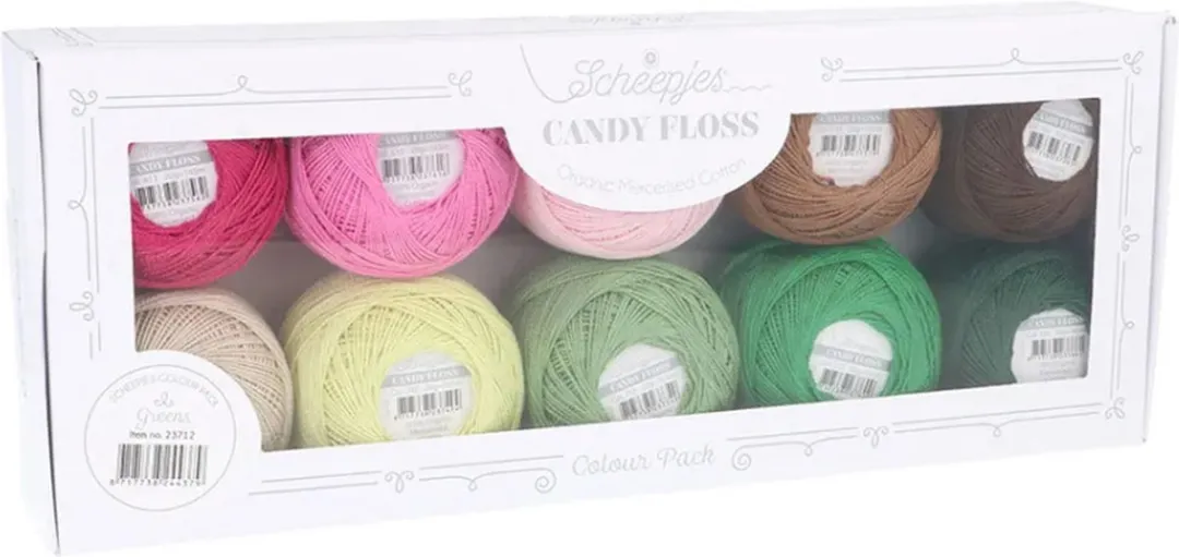 Scheepjes Candy Floss Greens - 10x20g