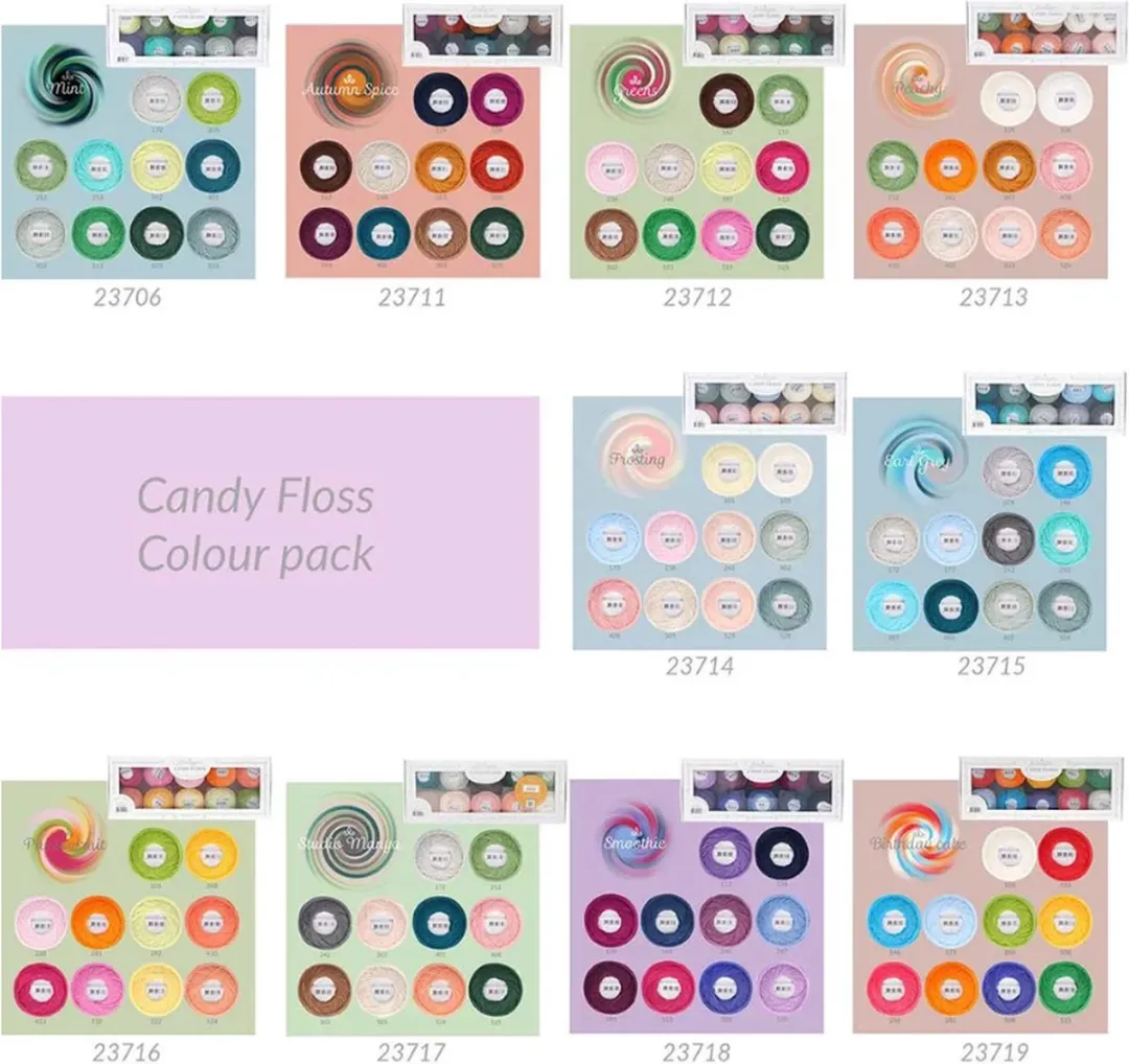 Scheepjes Candy Floss Greens - 10x20g