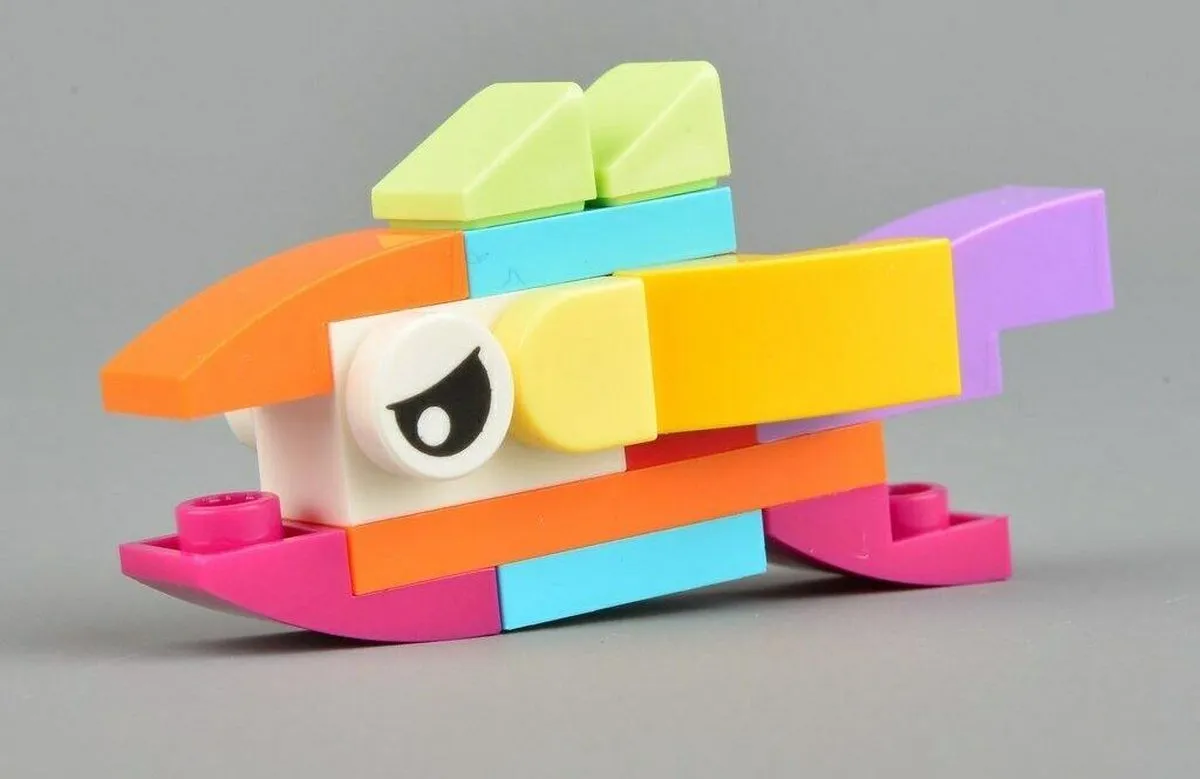 LEGO Bouw je eigen Vis 39 Stukken - Bont