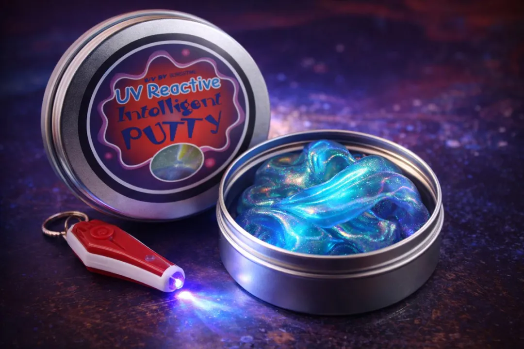 Toys Tom Putty Junior UV Reactieve Putty - Paars