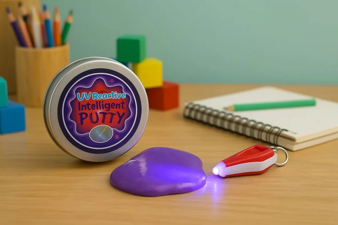 Toys Tom Putty Junior UV Reactieve Putty - Paars