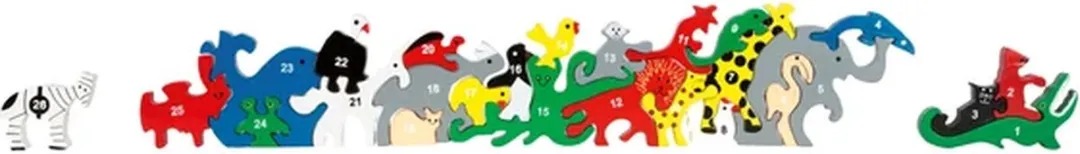 Small Foot Dieren Letters & Cijfers Balansspel 26-delig