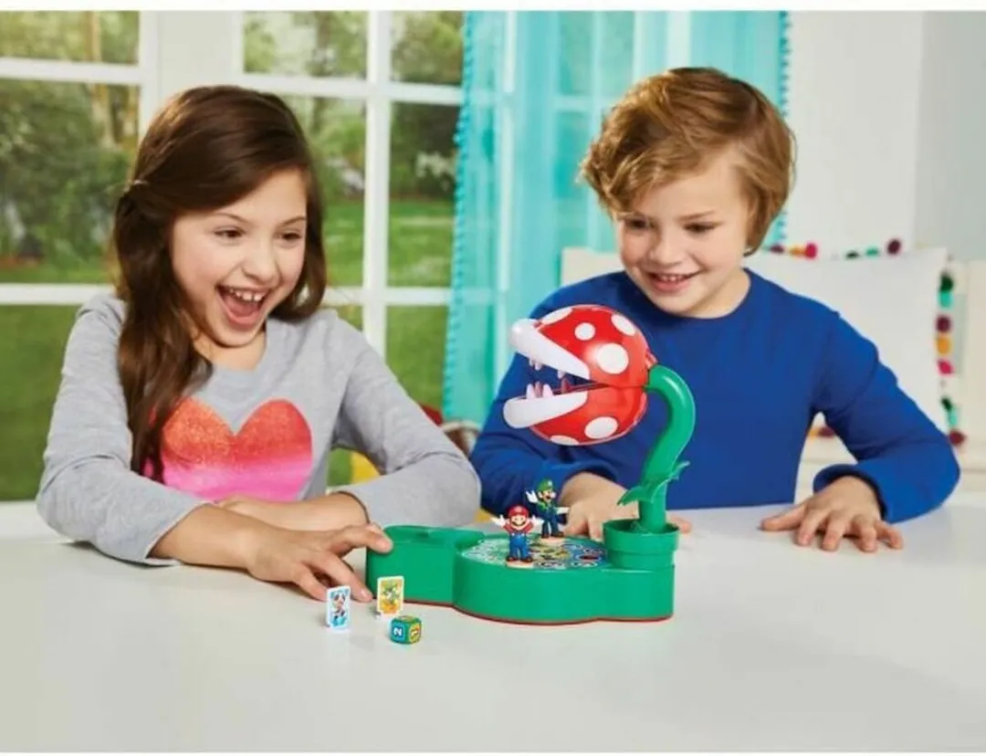 Super Mario Piranha Plant Escape - Spannend bordspel met 2 figuren
