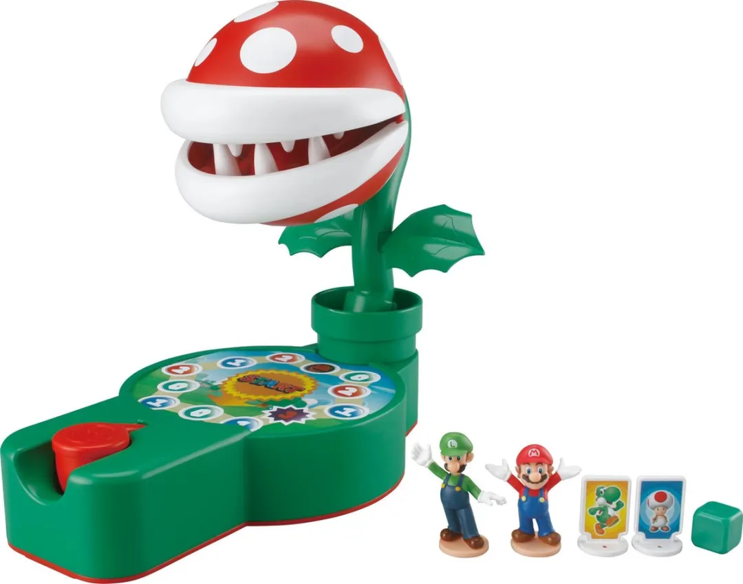 Super Mario Piranha Plant Escape - Spannend bordspel met 2 figuren