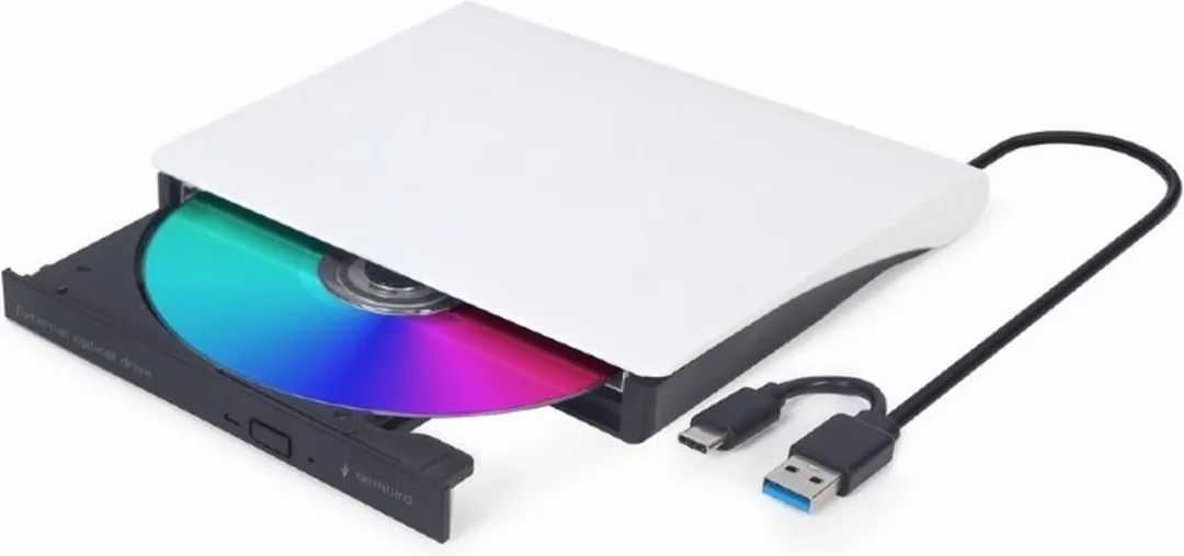 Gembird DVD-USB-03-BW Externe CD/DVD-Rom Drive