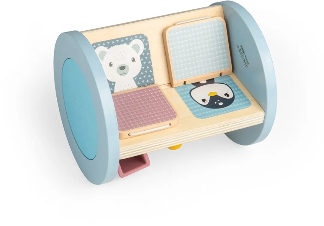 BigJigs Rolling Sensory Sorter Houten Speelgoed - Multicolor