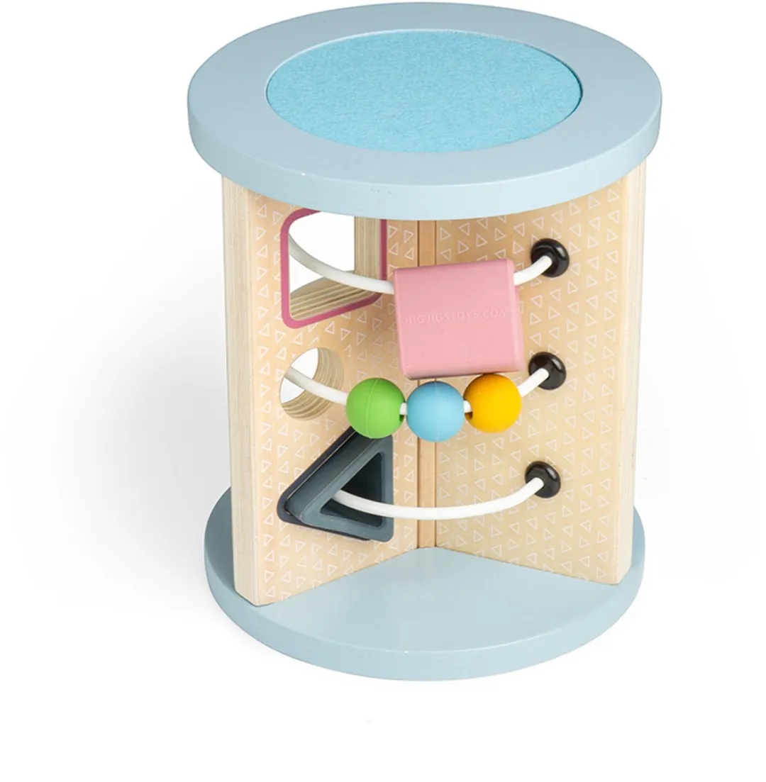 BigJigs Rolling Sensory Sorter Houten Speelgoed - Multicolor