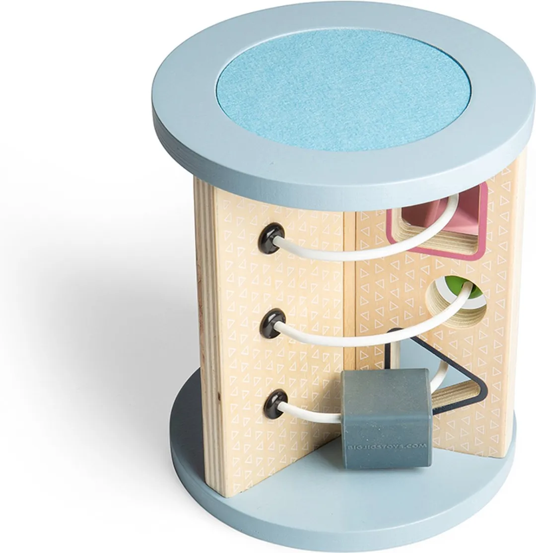 BigJigs Rolling Sensory Sorter Houten Speelgoed