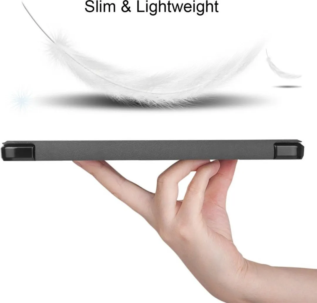 Just in Case Samsung Galaxy Tab S8+ Smart Tri-Fold Hoes - Grijs