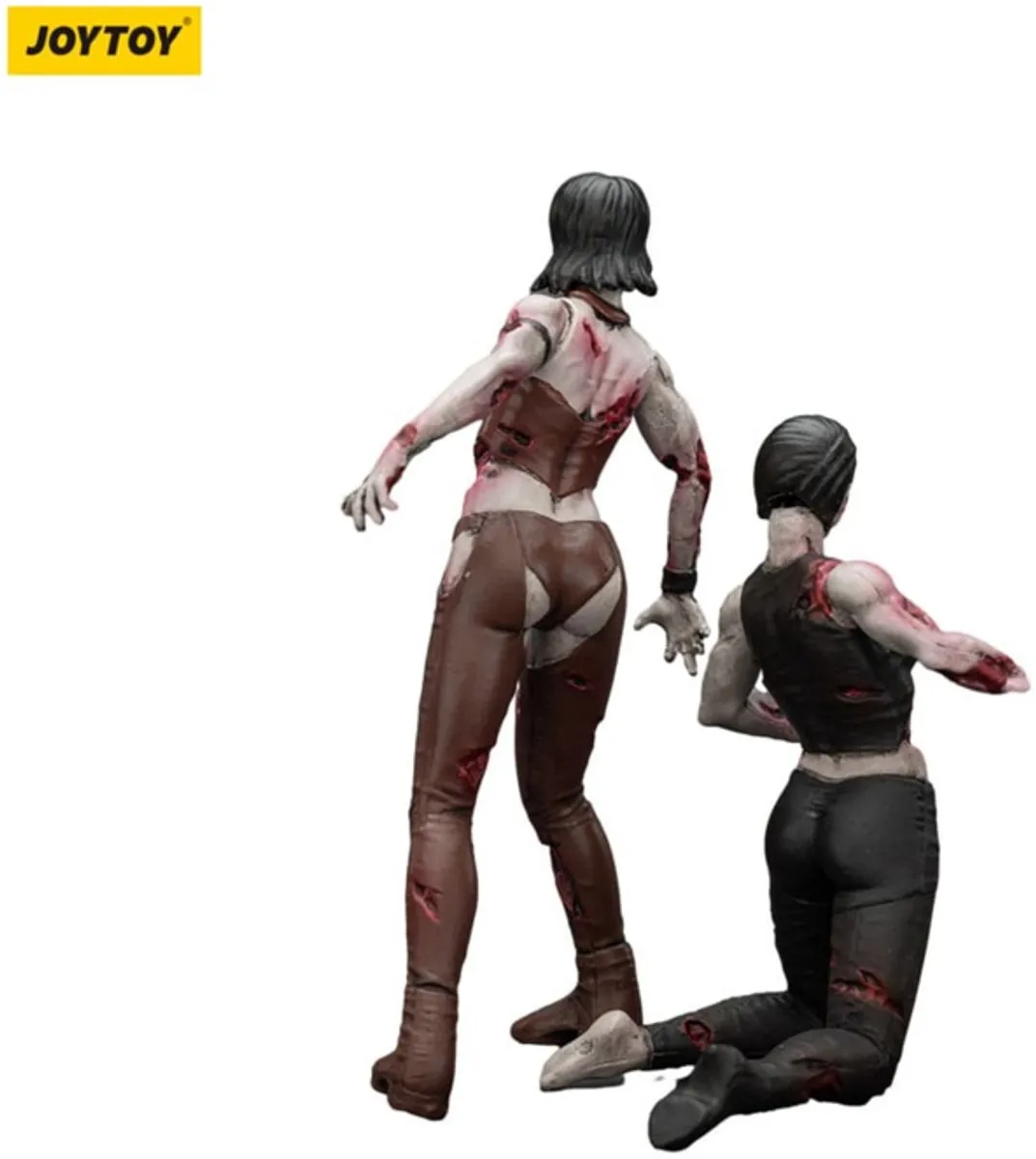 Joy Toy Zombie Dark Source Action Figuur 2-Pack - Vrouwelijke worstelaars 8cm - Multi
