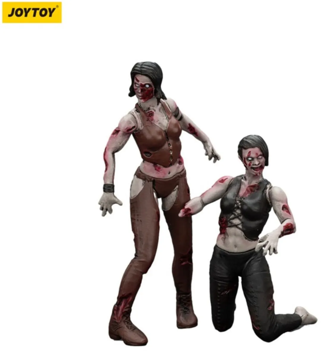 Joy Toy Zombie Dark Source Action Figuur 2-Pack - Vrouwelijke worstelaars 8cm - Multi