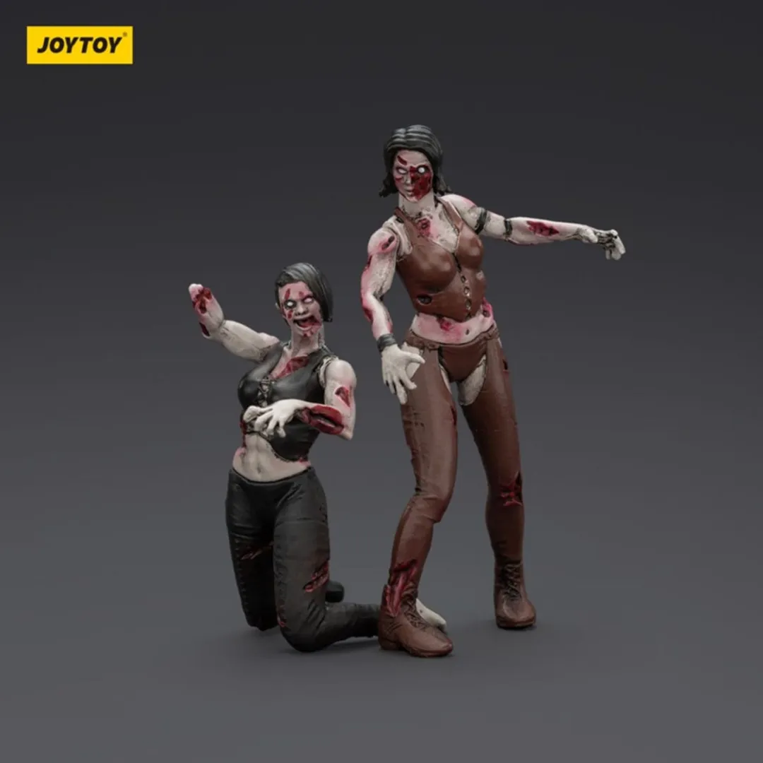 Joy Toy Zombie Dark Source Action Figuur 2-Pack - Vrouwelijke worstelaars 8cm - Multi - afbeelding 6 van 6
