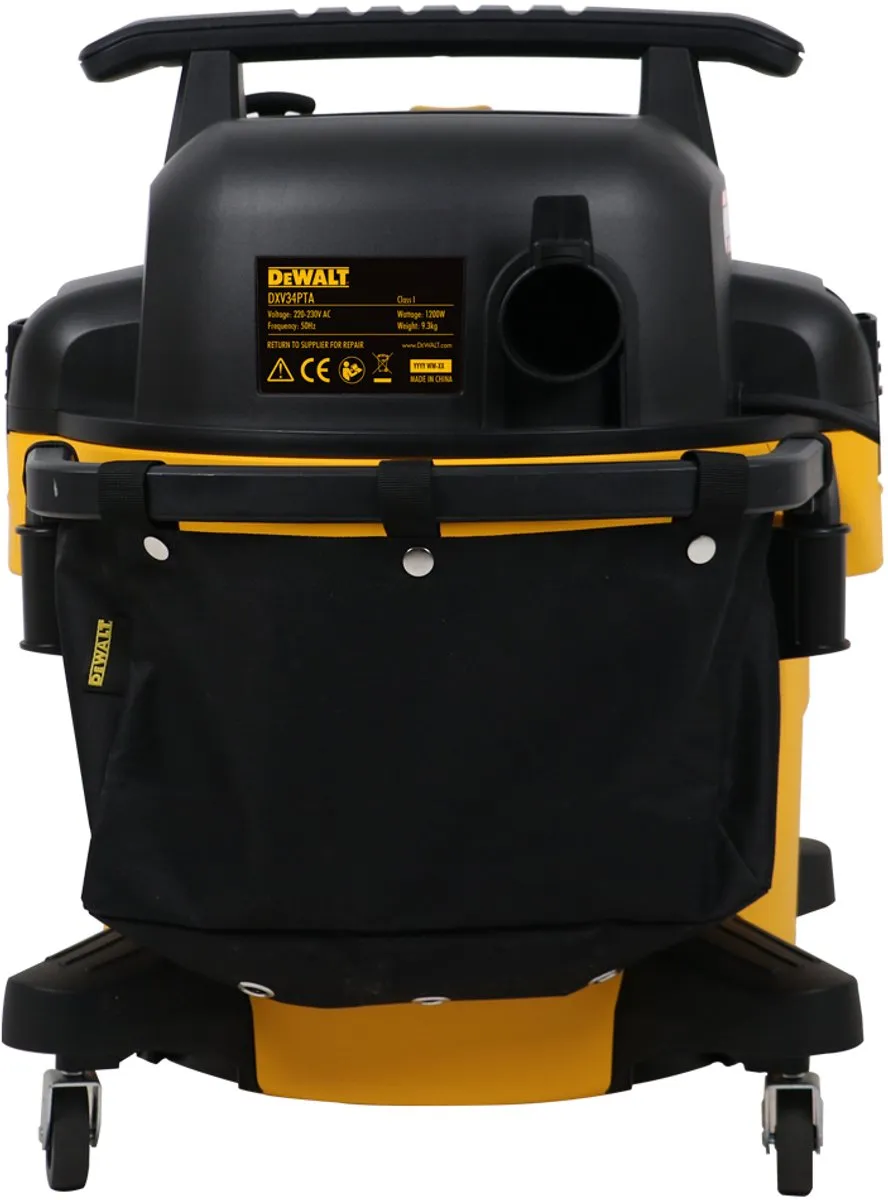 DeWalt DXV34PTA Industriële Stofzuiger 1200W - 34L - Nat & Droog - afbeelding 6 van 6