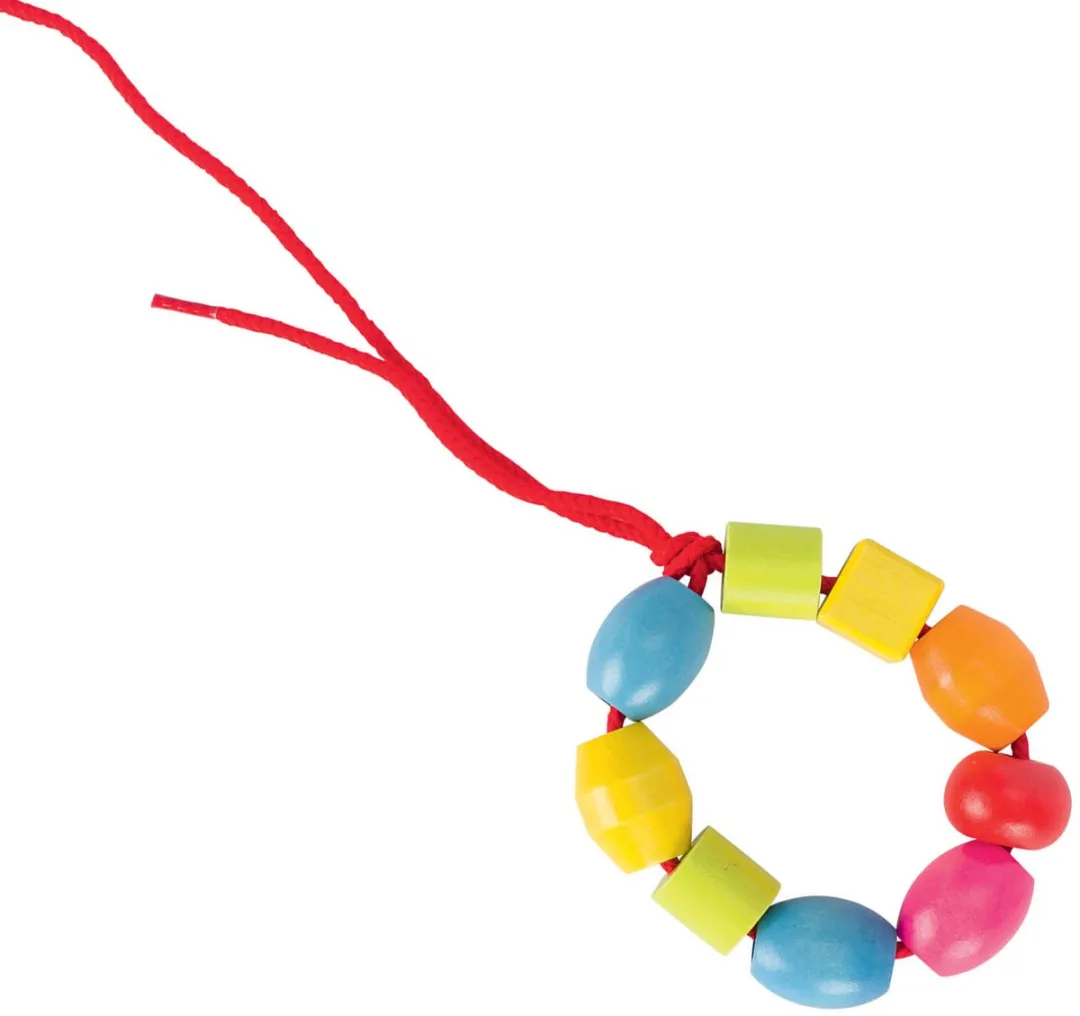 Goki Houten Kralenset - 45 Stuks Multicolor