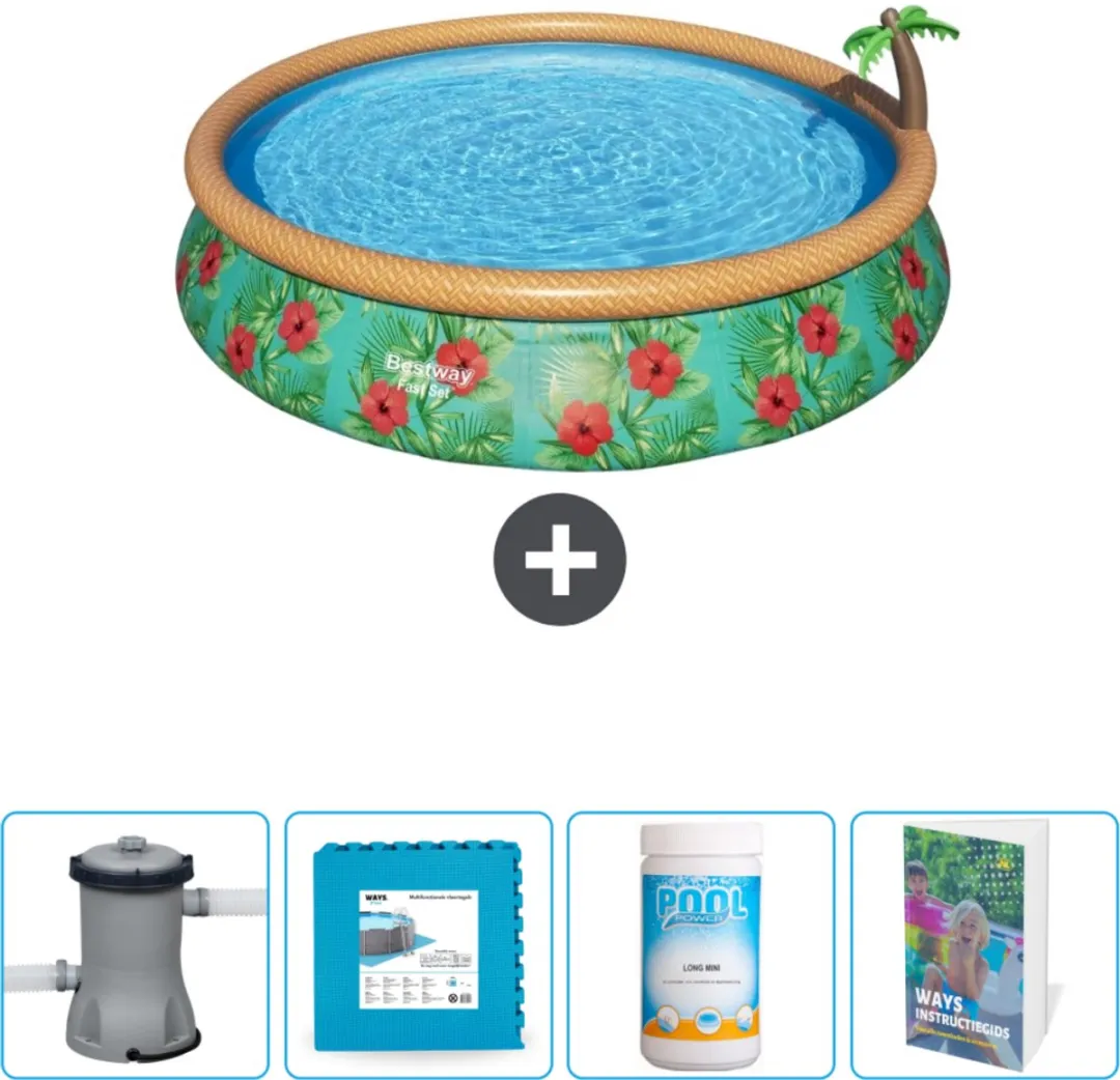 Bestway Fast Set Paradijsprint Zwembad 457x84cm
