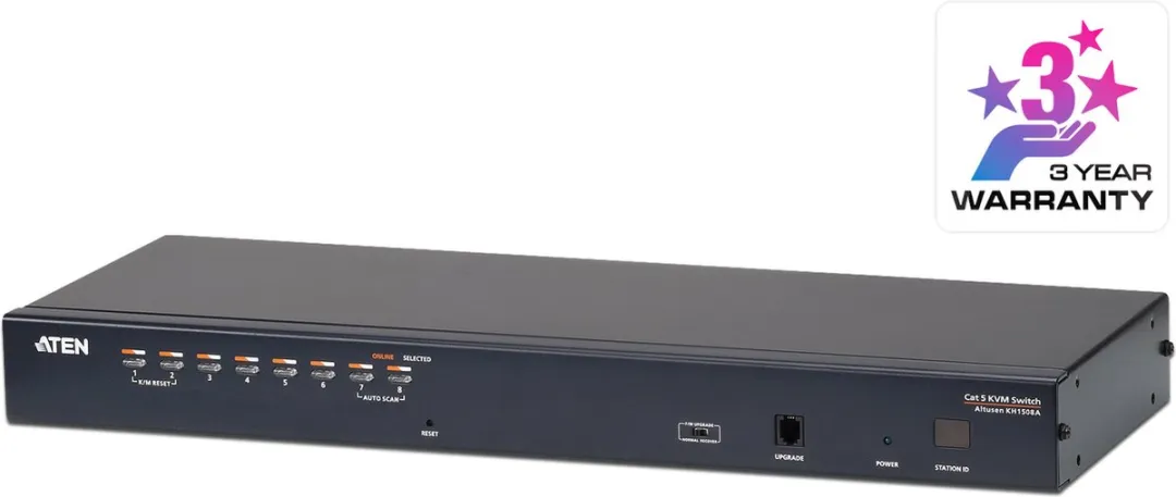 ATEN KH1508A KVM-Switch 8 Poorts - VGA PS/2-USB via Cat.5