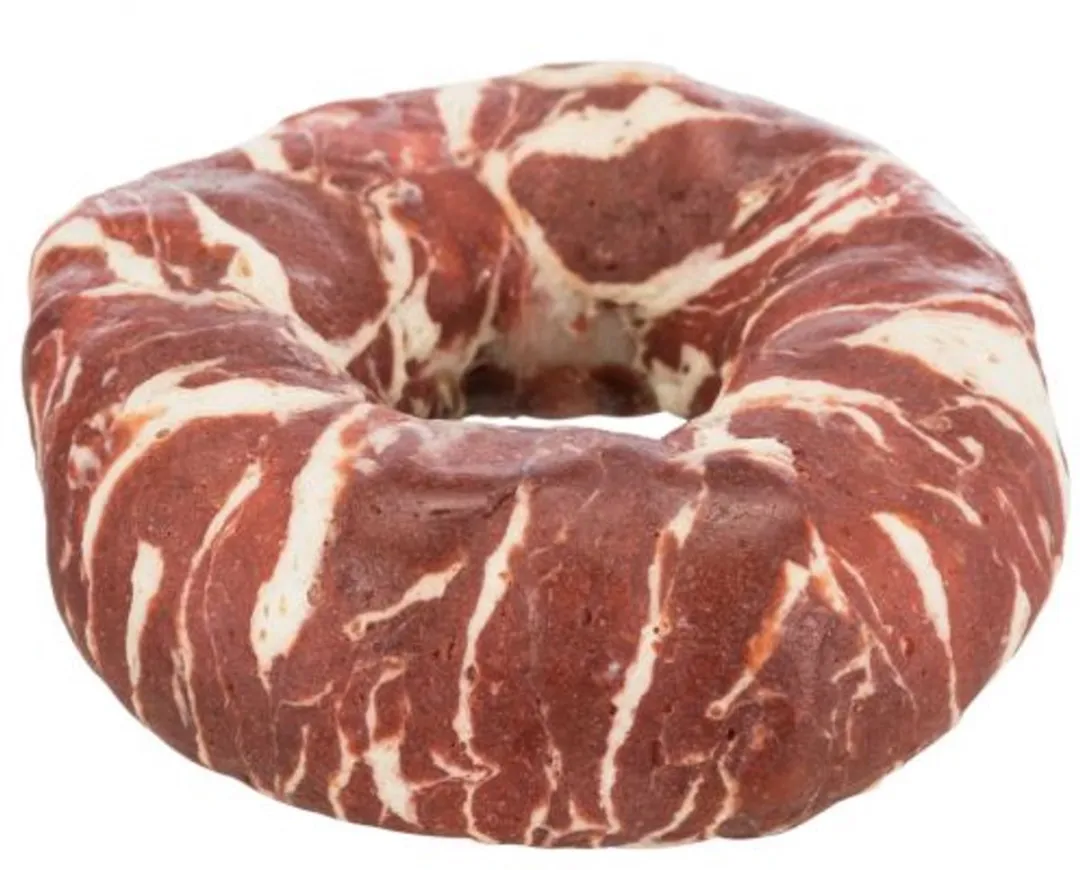 DierOKÉ Marbled Kauwdonut Rund & Vis - 4 Stuks
