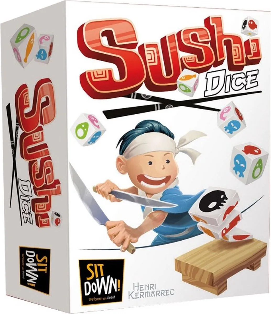 Geronimo Games Sushi Dice - 12 Dobbelstenen - 2-6 Spelers