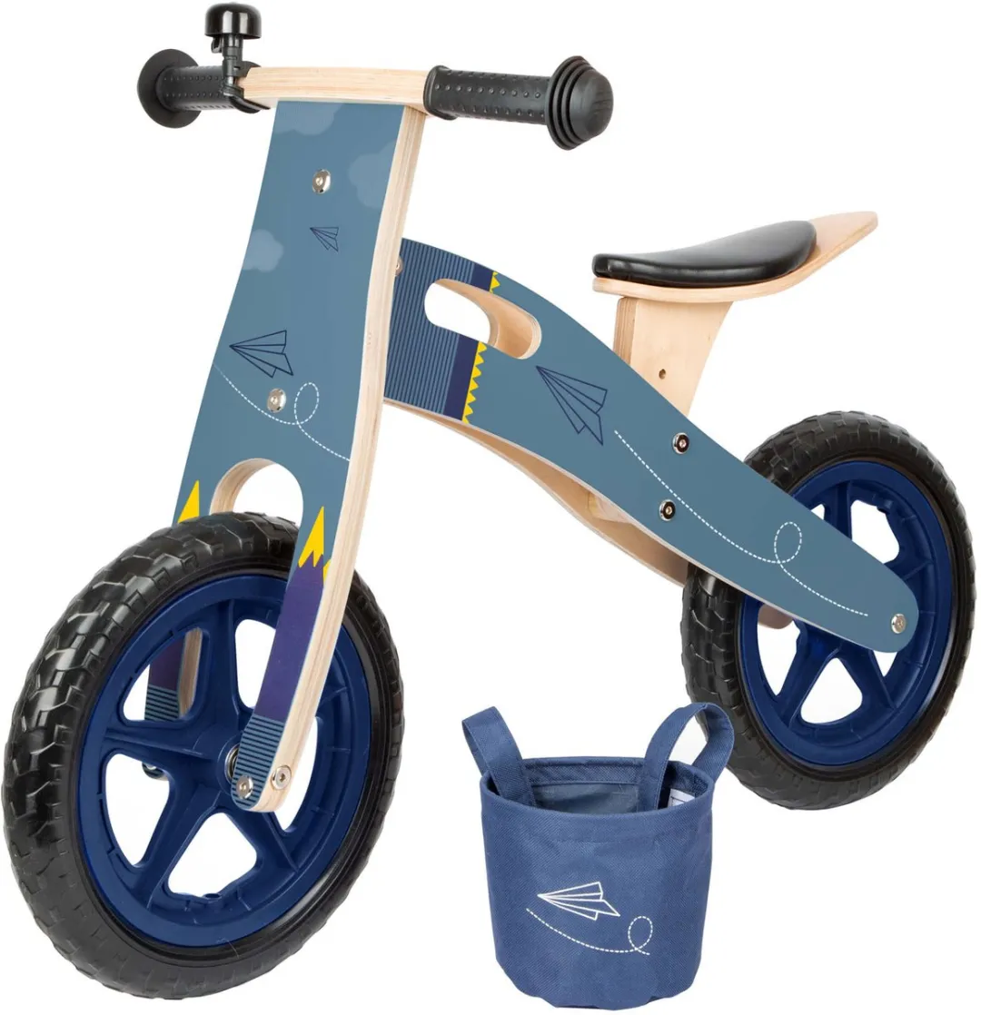 Small Foot Houten Loopfiets Vliegtuig