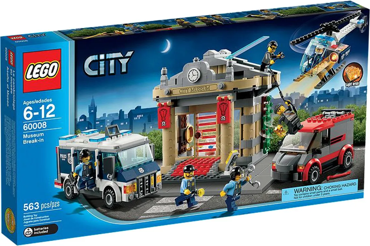 LEGO City Museum Inbraak 60008 - 563 Stukken