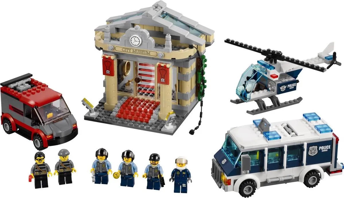 LEGO City Museum Inbraak 60008 - 563 Stukken