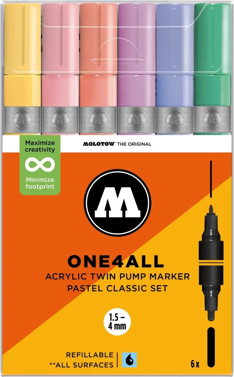 Molotow One4All Twin Acrylstiften Set