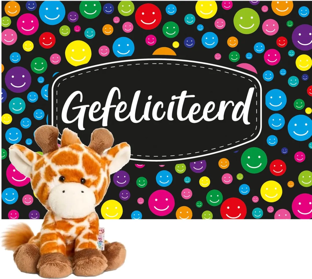 Keel Toys Pluche Giraffe Knuffel 14cm