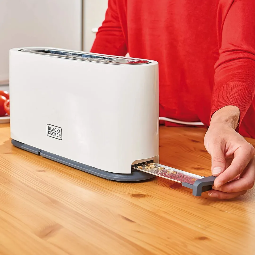BLACK+DECKER BXTO1001E Broodrooster 1000W - Wit