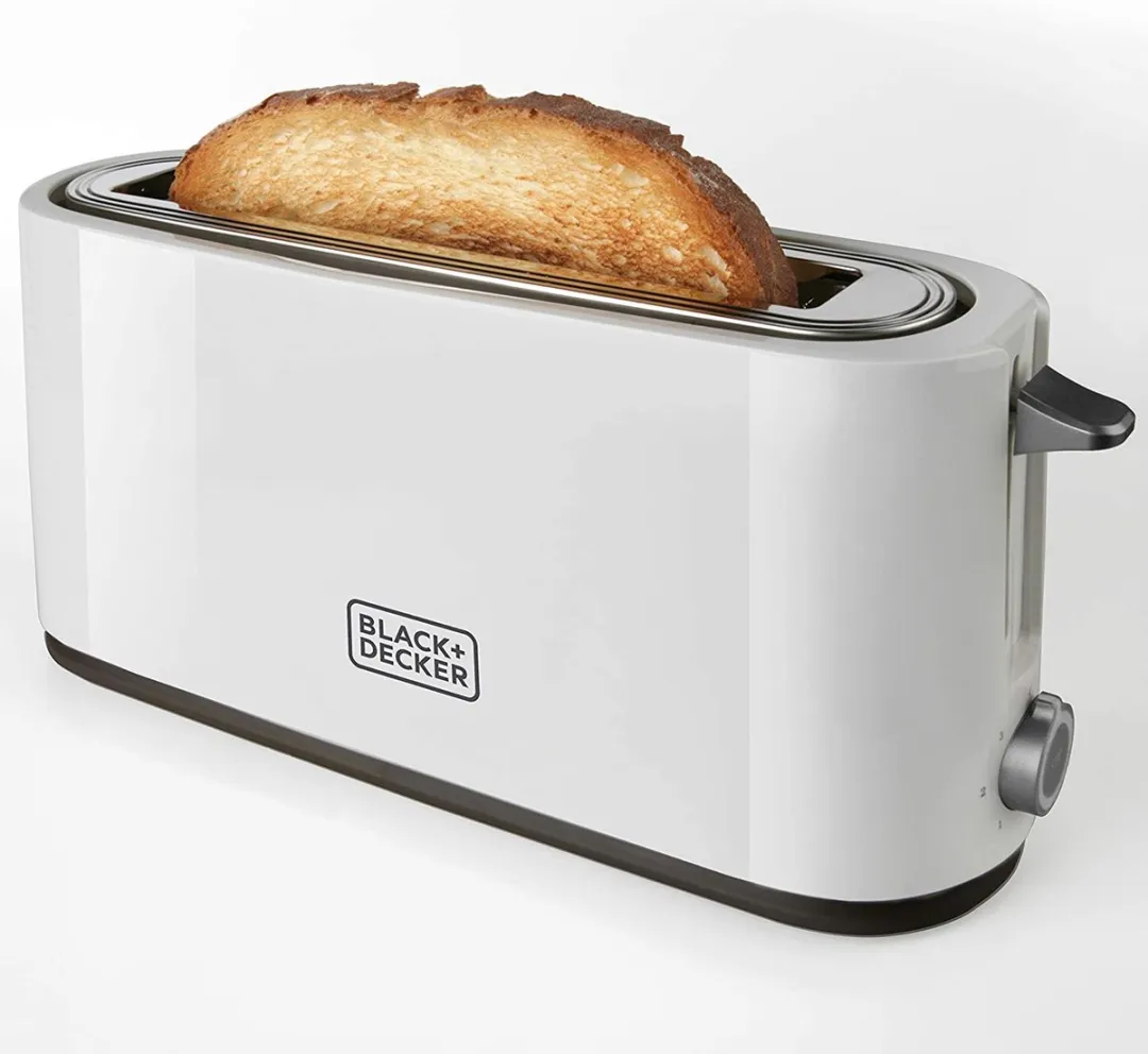 BLACK+DECKER BXTO1001E Broodrooster 1000W - Wit