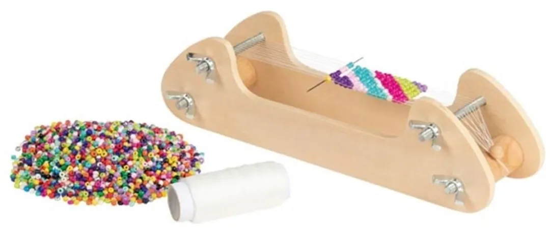 Goki Weefgetouw Parels Multicolor